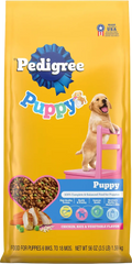 Pedigree Puppy Growth & Protection Dry Dog Food Chicken, Rice & Vegetable 3.5-lb