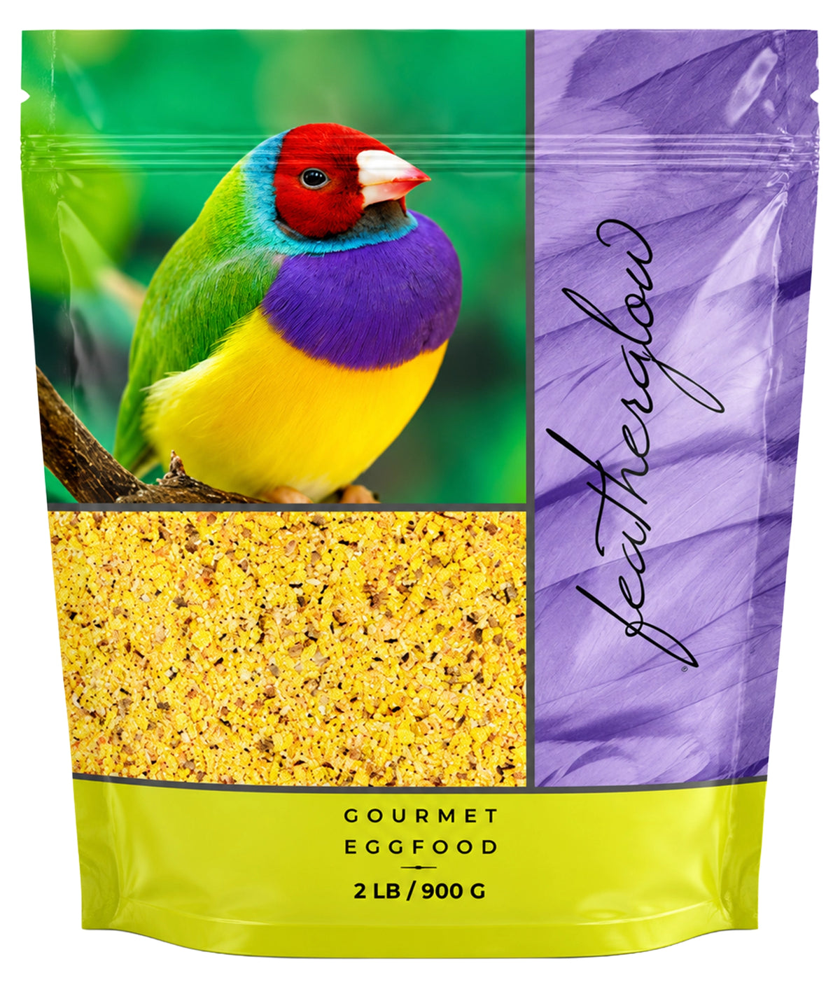 Front of Volkman Seed Company Featherglow Gourmet Egg Food Supplement 2-lb