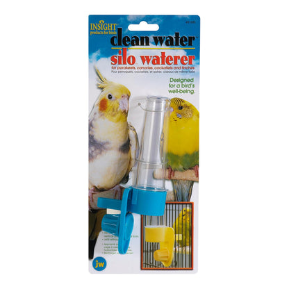 JW Pet Clean Water Silo Bird Waterer Assorted Large, Kwik Pets