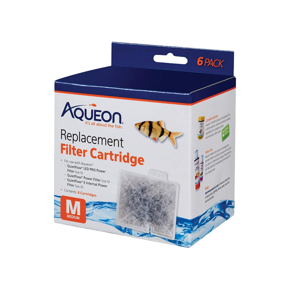 Aqueon Replacement Filter Cartridges 6 Count Medium