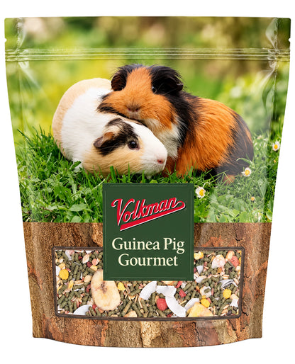 Front of Volkman Seed Company Small Animal Guinea Pig Gourmet Dry Food 4-lb