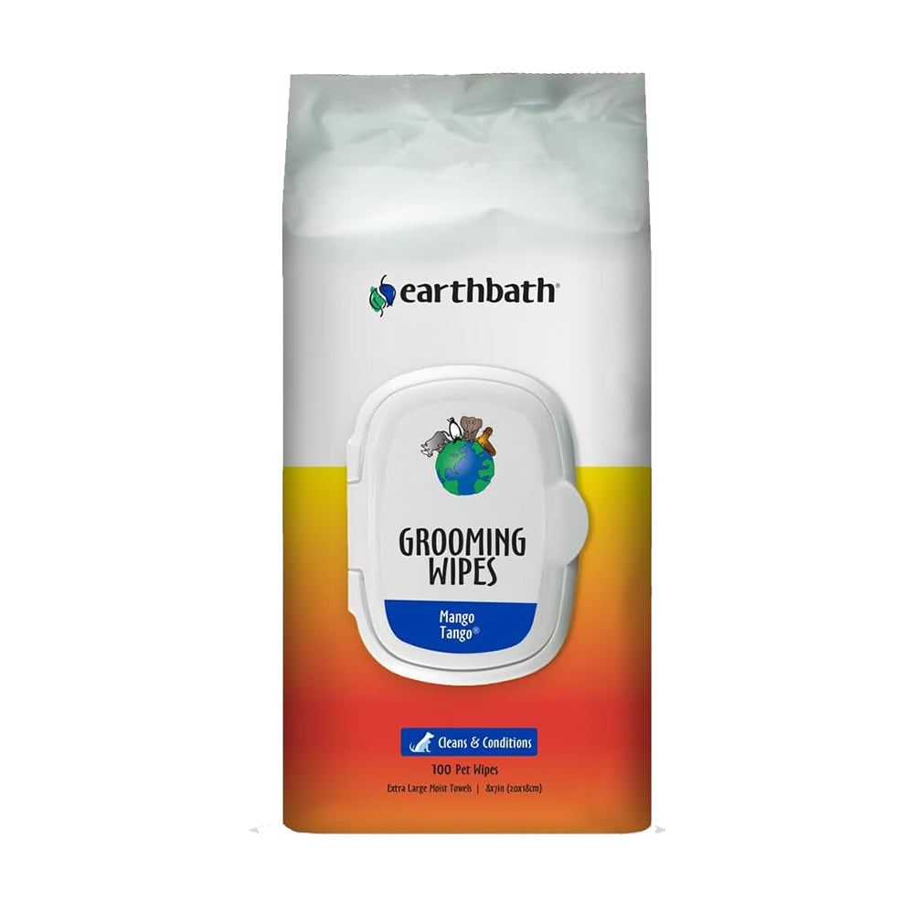 Earthbath Grooming Wipes Mango Tango 100 Count