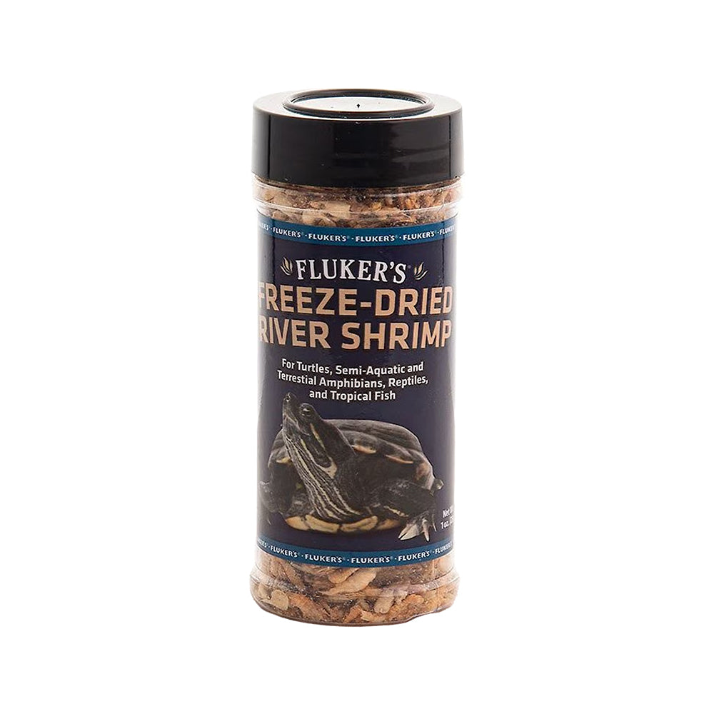 Front of Fluker's Freeze-Dried River Shrimp Reptile Food 1-oz