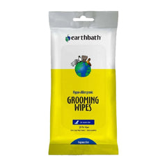 Earthbath Hypo-Allergenic Pet Grooming Wipes Fragrance Free 30 Count