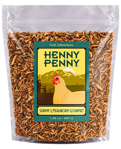 Front of Volkman Seed Company Shrimp & Mealworm Medley Chicken Treat 1.25-lb