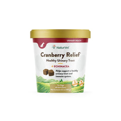 NaturVet Cranberry Relief Plus Echinacea Soft Chews for Dogs 60 Count 6.3-oz