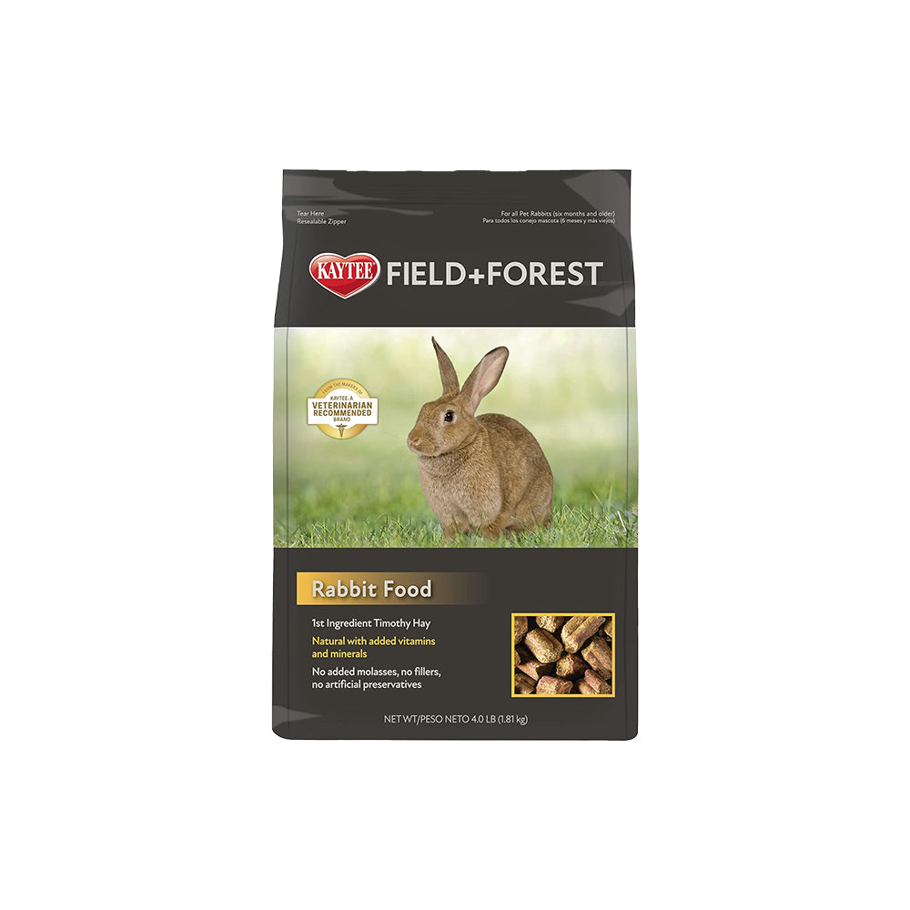 Kaytee Field+Forest Rabbit Food 4-lb, Kwik Pets