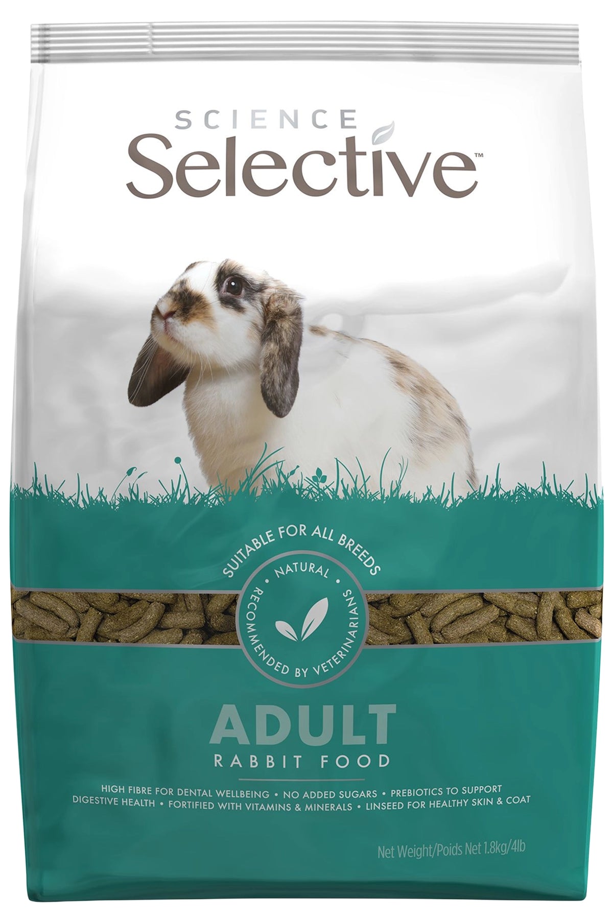 Front of Science Selective Adult Rabbit Dry Food 4-lb