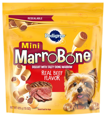 Pedigree MarroBone Biscuit Dog Treats Beef Mini 15-oz