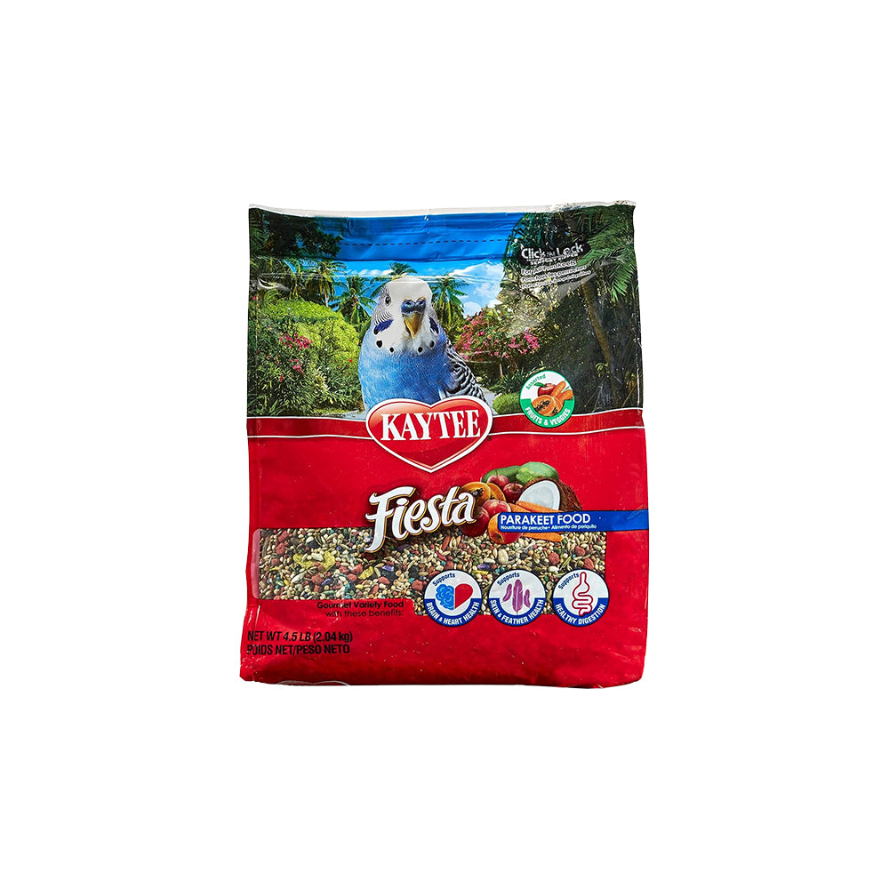 Front of Kaytee Fiesta Parakeet Food 4.5-lb