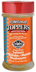 Northwest Naturals Functional Freeze Dried Dog & Cat Food Topper Salmon with Shiitake & Maitake Mushrooms 3.5-oz