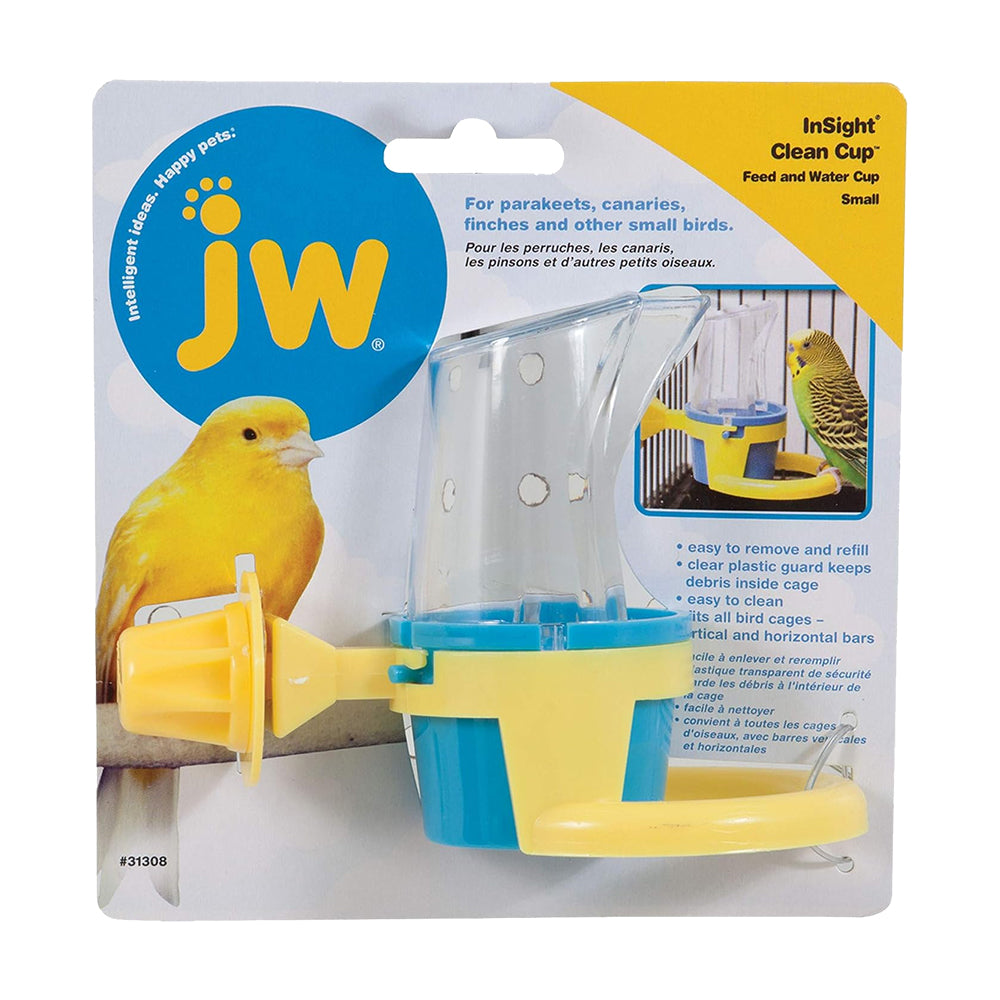 Front of JW Pet Clean Cup Bird Feed & Water Cup Assorted Small 2-oz