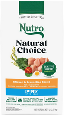 Nutro Natural Choice Chicken & Brown Rice Puppy Dry Food 5-lb