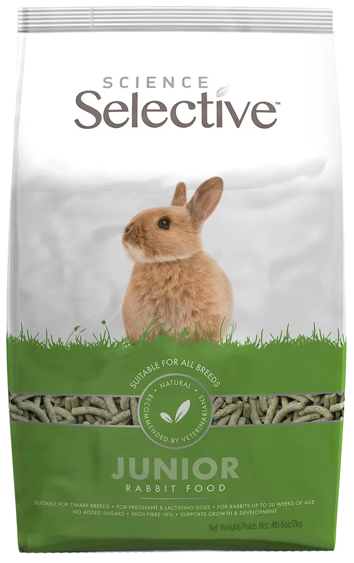 Front of Science Selective Junior Rabbit Dry Food 4.38-lb