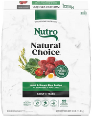 Nutro Natural Choice Lamb & Brown Rice Adult Dry Dog Food 30-lb