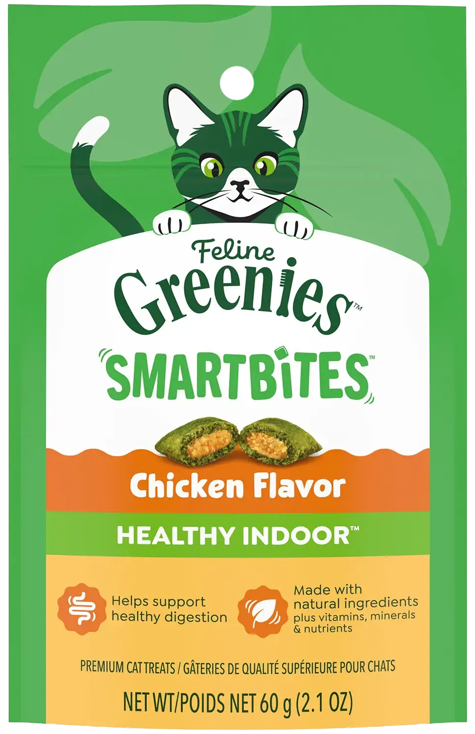 Greenies Feline SmartBites Healthy Indoor Chicken Cat Treats