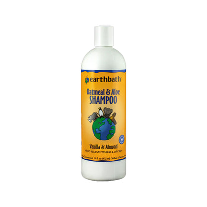 Earthbath Oatmeal & Aloe Pet Shampoo Vanilla & Almond 16-oz
