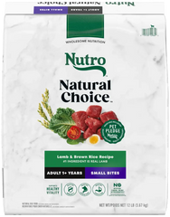 Nutro Natural Choice Lamb & Brown Rice Small Bites Adult Dry Dog Food 12-lb