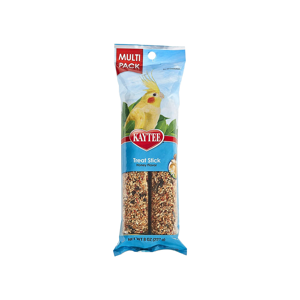 Kaytee Honey Flavor Treat Stick for Cockatiel 8-oz, Kwik Pets