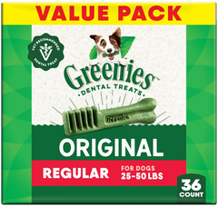 Greenies Original Dog Dental Treats Regular 36-oz 36 Count
