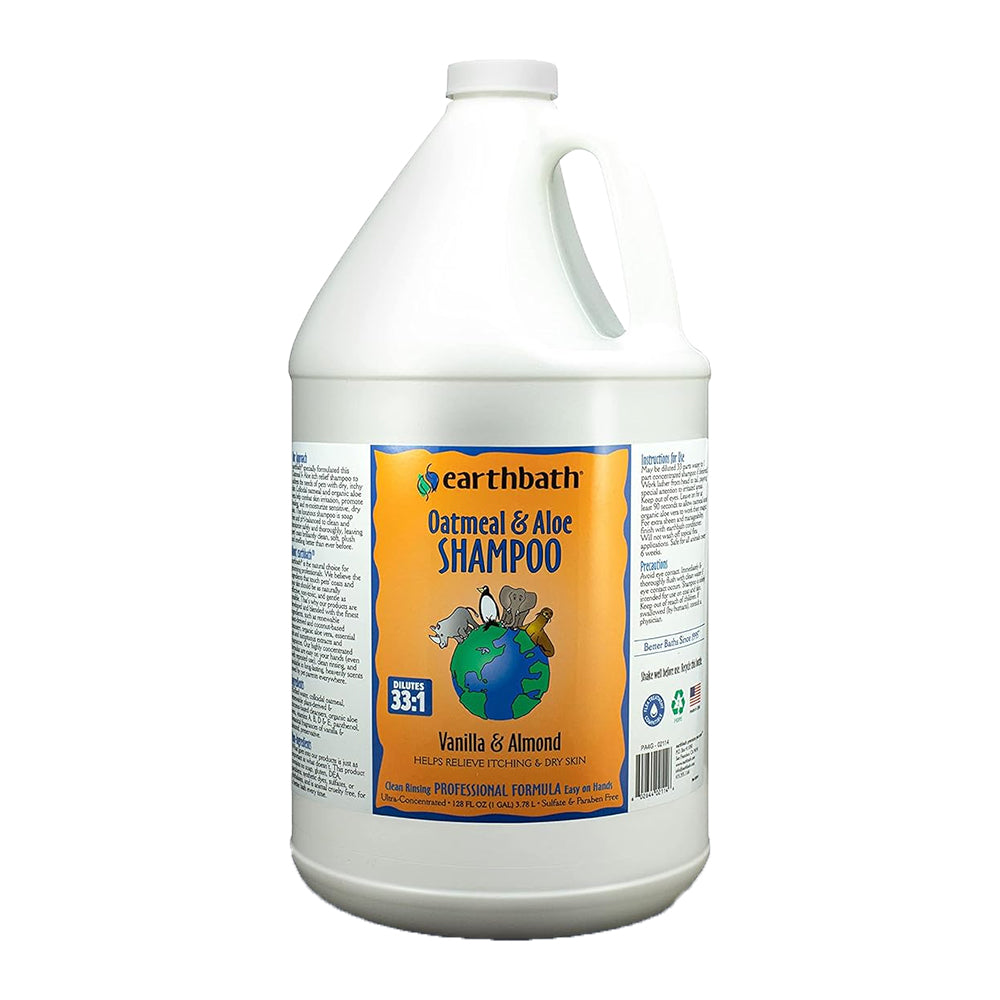 Earthbath Oatmeal & Aloe Pet Shampoo Vanilla & Almond