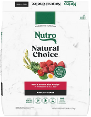 Nutro Natural Choice Beef & Brown Rice Adult Dry Dog Food 28-lb