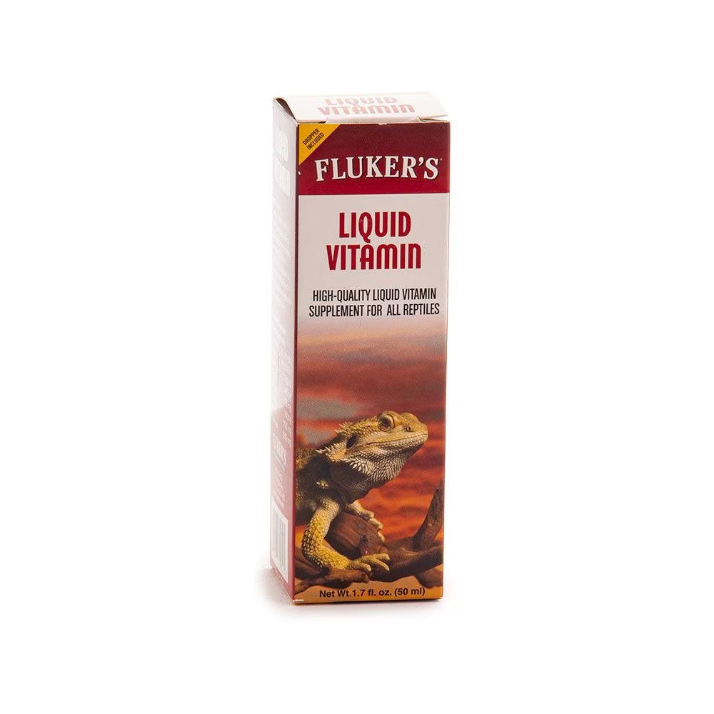 Front of Fluker's Liquid Vitamin Supplement for Reptiles 1.7-oz