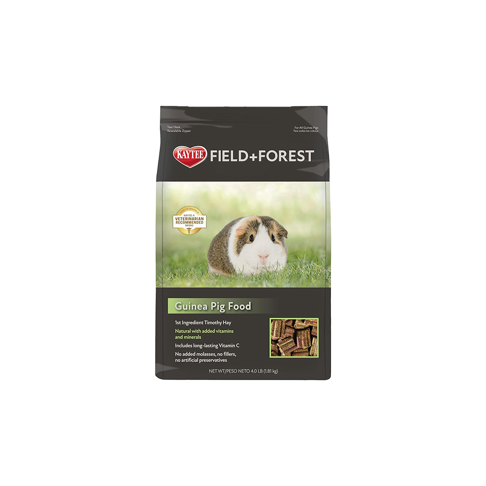 Kaytee Field+Forest Guinea Pig Food 4-lb, Kwik Pets