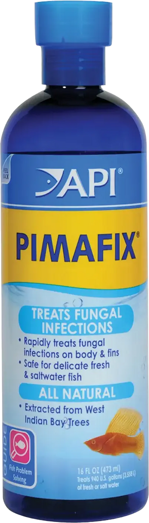 Front of API Pimafix Freshwater & Saltwater Fish Remedy 16-oz