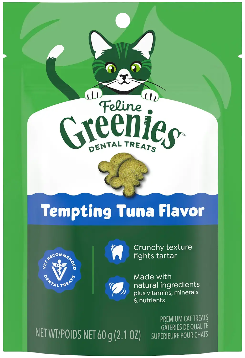 Greenies Feline Tempting Tuna Adult Cat Dental Treats