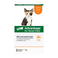 Elanco Advantage 2-Month Supply Topical Flea Treatment for Small Cats 2-9 lbs