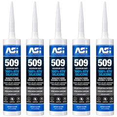 ASI Black Aquarium Silicone Sealant Cartridge 10.2-oz 5 Pack
