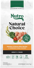 Nutro Natural Choice Chicken & Brown Rice Adult Dry Dog Food 5-lb