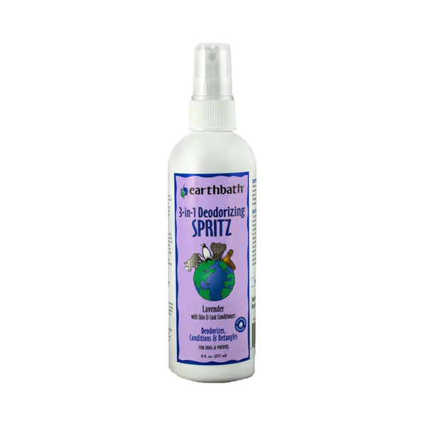 Earthbath 3-in-1 Deodorizing Spritz for Dogs Lavender 8-oz