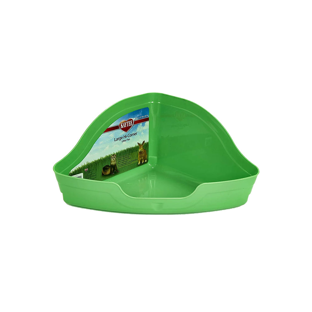 Kaytee Rabbit Hi-Corner Litter Pan Assorted Large, Kwik Pets