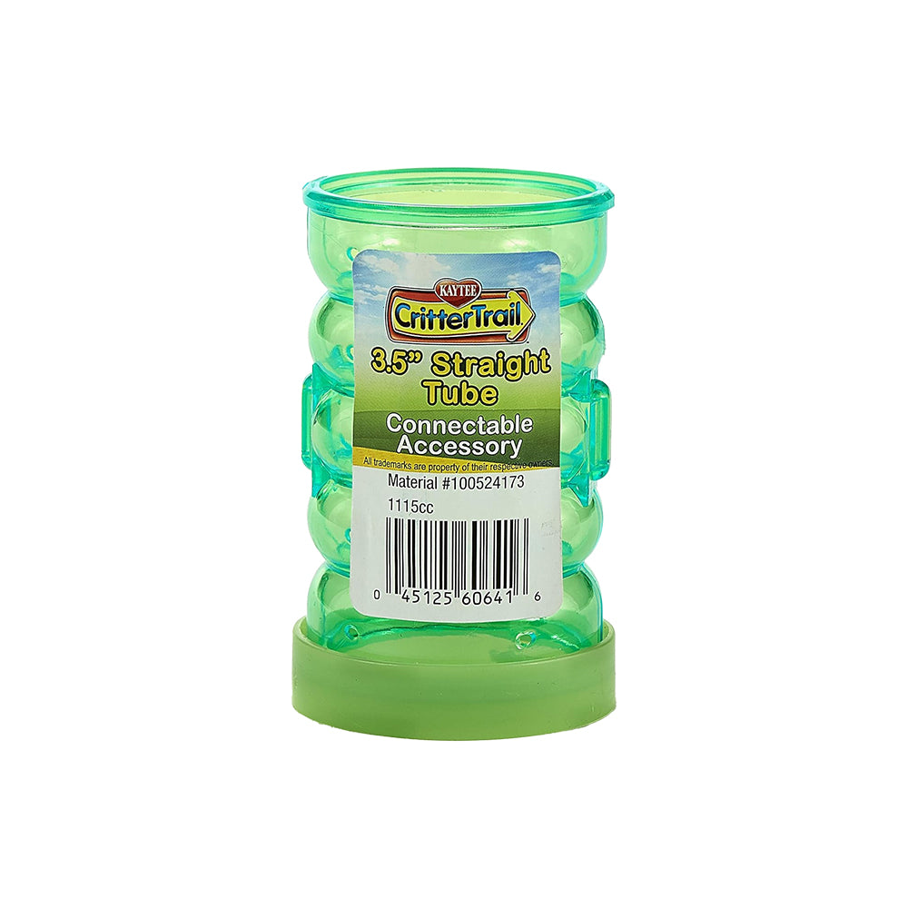 Kaytee CritterTrail 3.5" Straight Tube Connectable Accessory, Kwik Pets