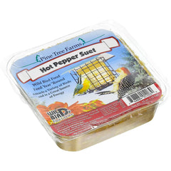 Pine Tree Farms Hot Pepper Suet Cake Wild Bird Food 12-oz