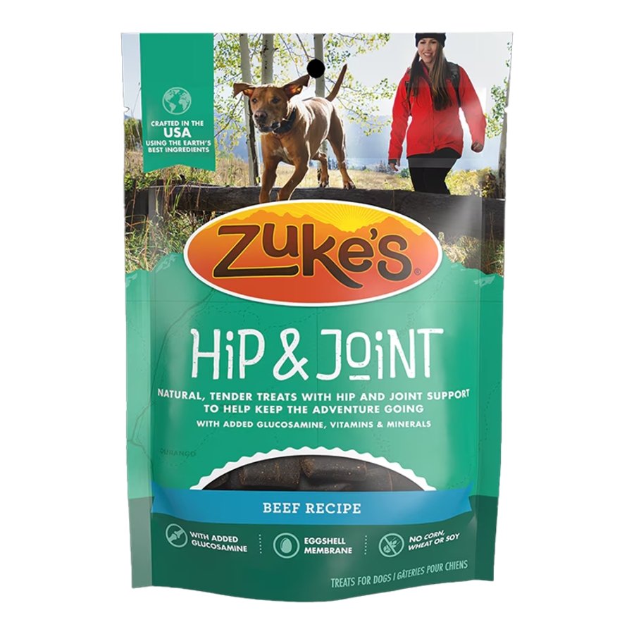 Zuke’s Hip & Joint Soft & Chewy Dog Treats Beef Recipe 6-oz, Kwik Pets