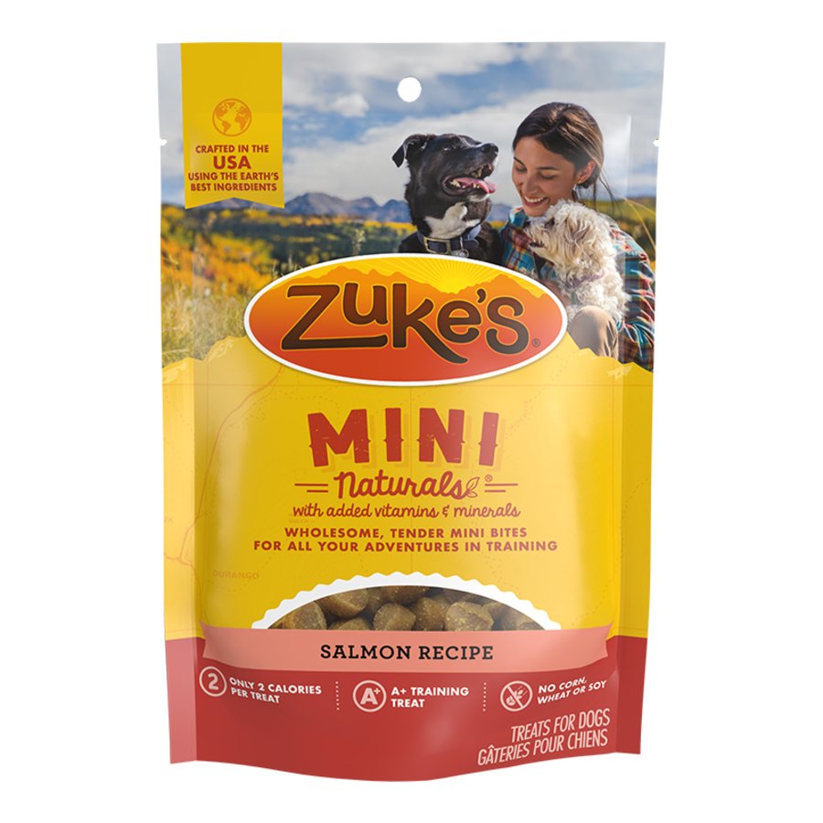 Zuke's Mini Naturals Training Dog Treats Salmon Recipe 1-lb, Kwik Pets