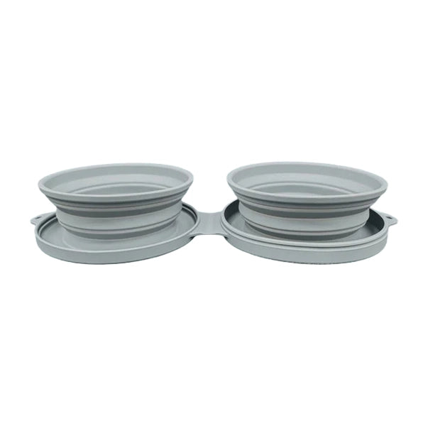 Koira Collapsible Travel Silicone Dog Bowl Set