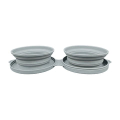 Koira Collapsible Travel Silicone Dog Bowl Set