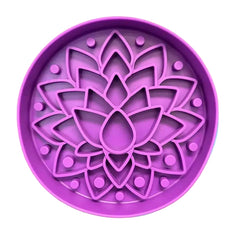 Koira Silicone Dog Slow Feeder with Suction Cup Purple Lotus