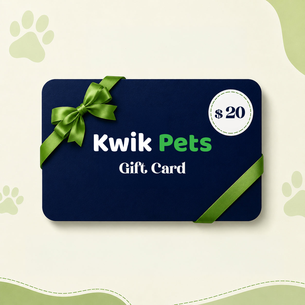 Kwik Pets eGift Card $20