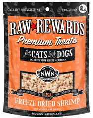 Northwest Naturals Raw Rewards Premium Freeze Dried Dog & Cat Treats Shrimp 1-oz
