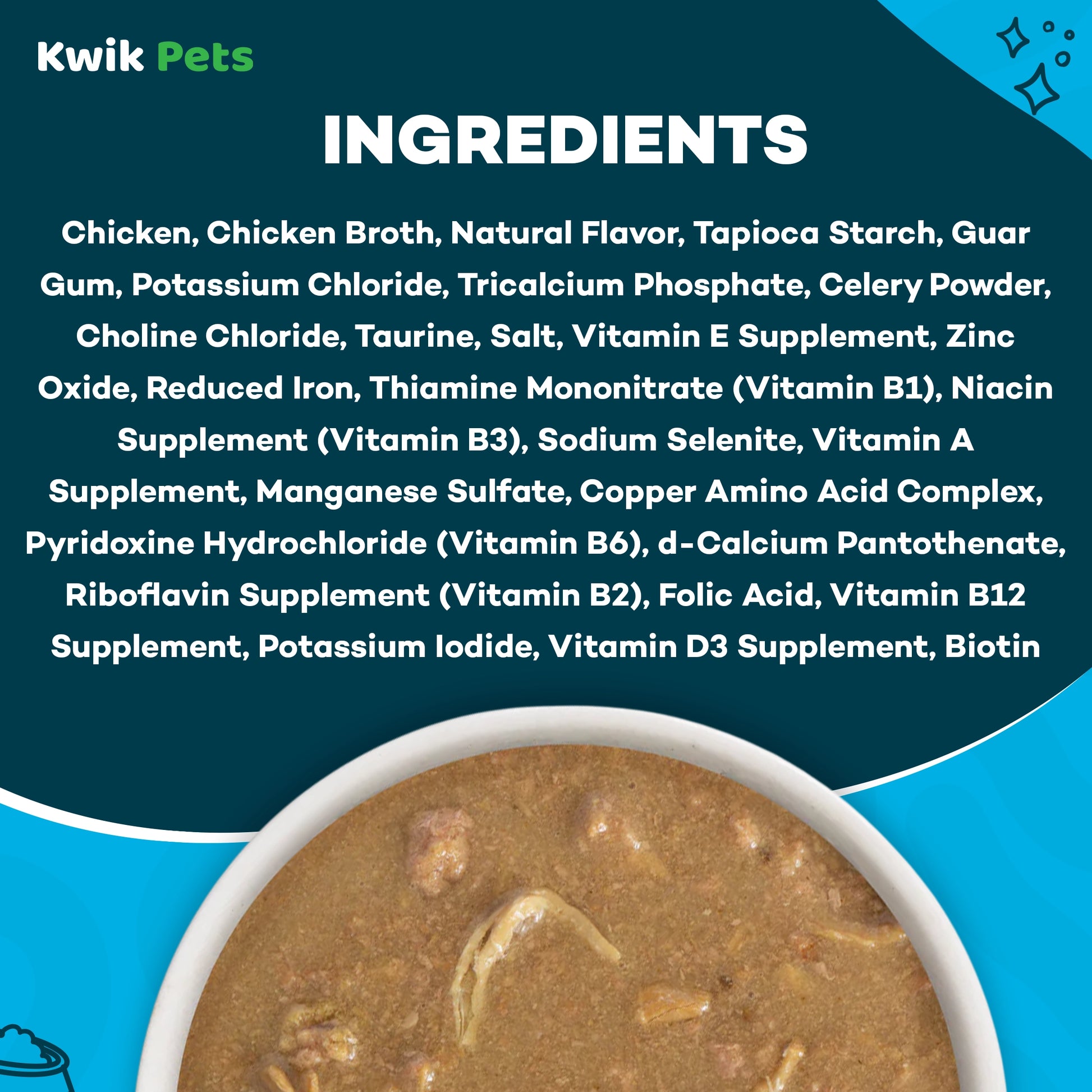Ingredients info of Weruva B.F.F. OMG Chicken Cloud 9 Dinner in Gravy Wet Cat Food 5.5-oz