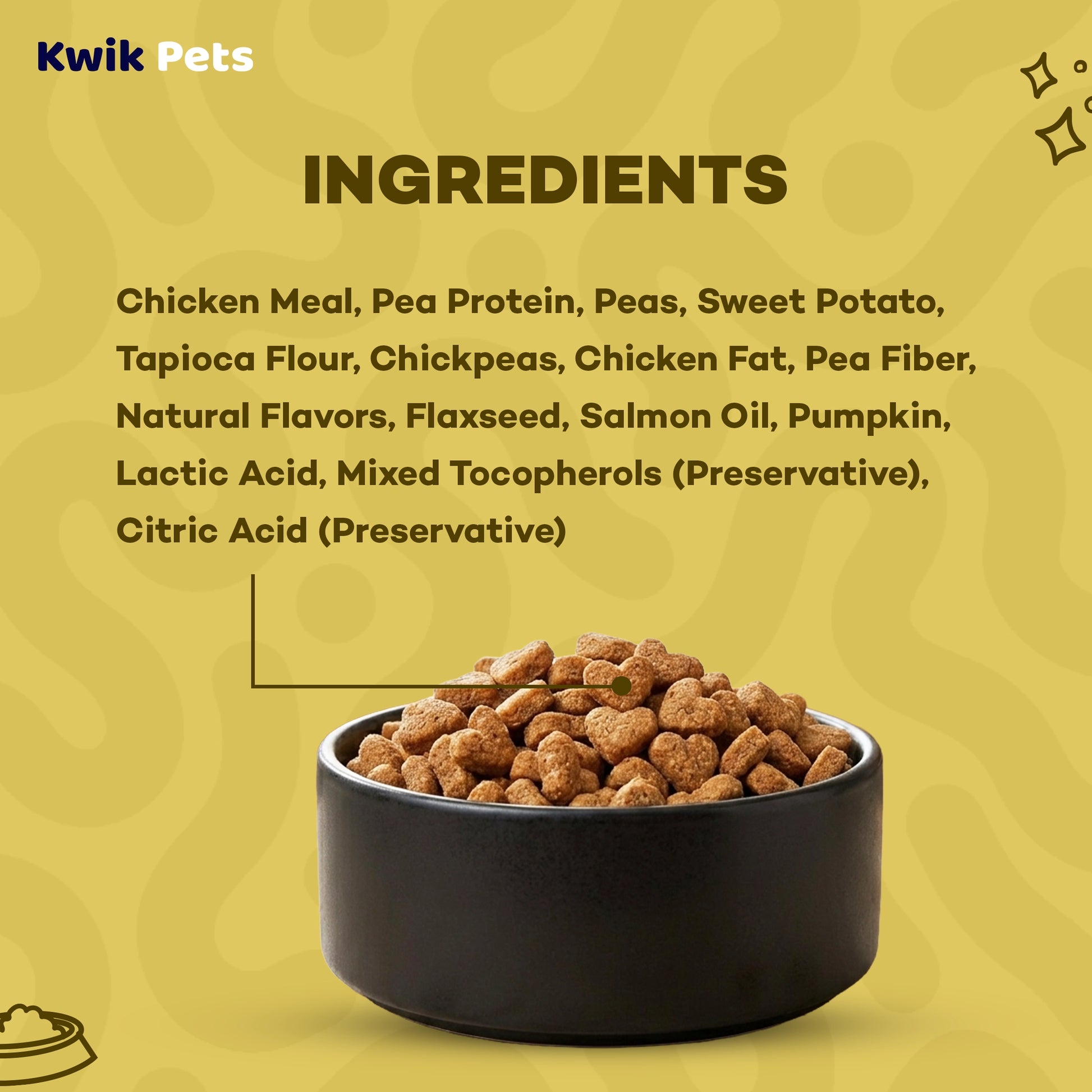 Ingredients info of Weruva B.F.F. Toodzies Crunchy Chicken Cat Treats 2-oz