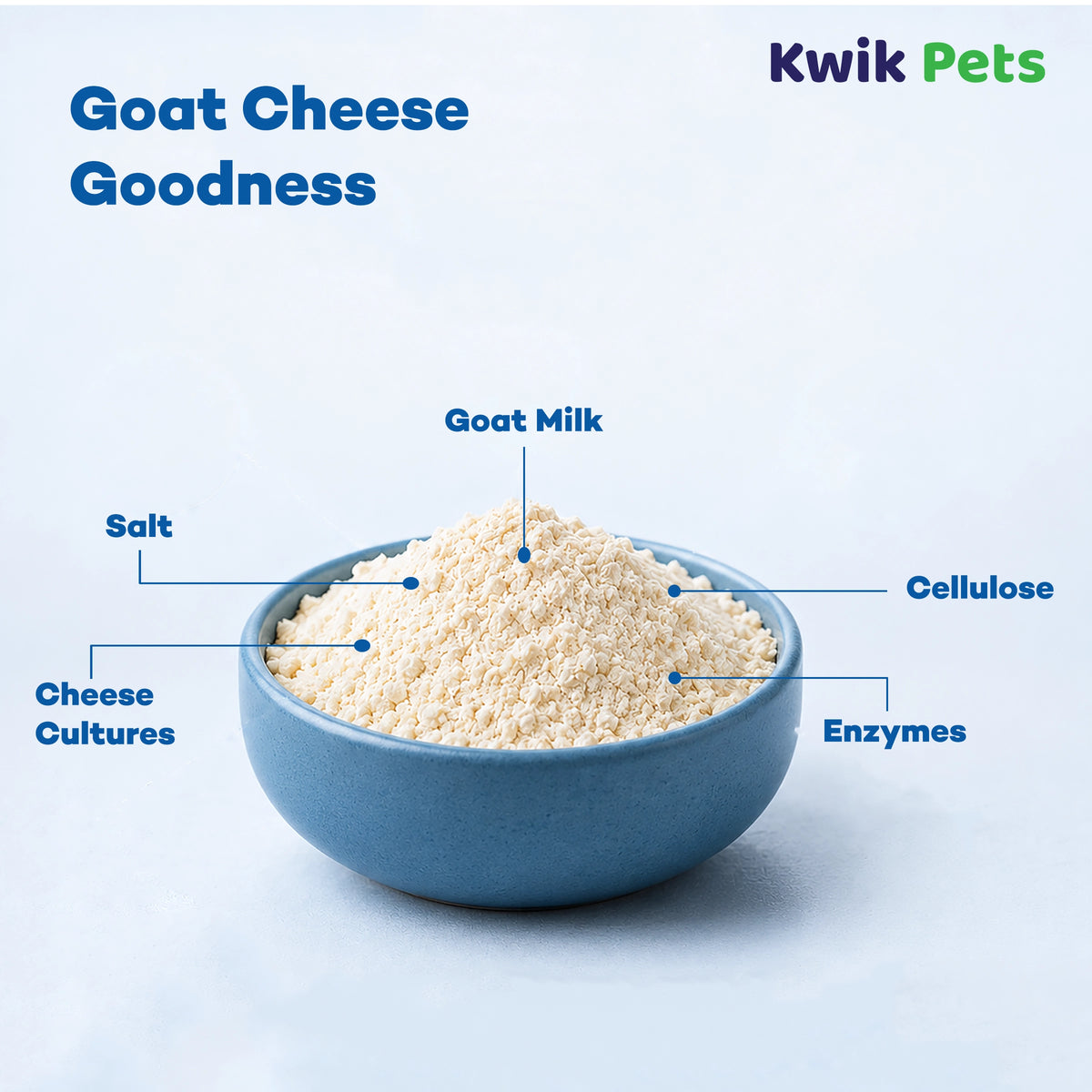 Ingredients of Northwest Naturals Functional Freeze Dried Dog & Cat Food Topper Goat Cheese 4.5-oz