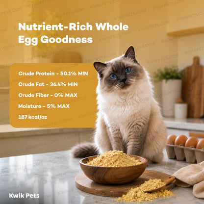 Nutrition of Northwest Naturals Functional Freeze Dried Dog & Cat Food Topper Whole Egg 4-oz