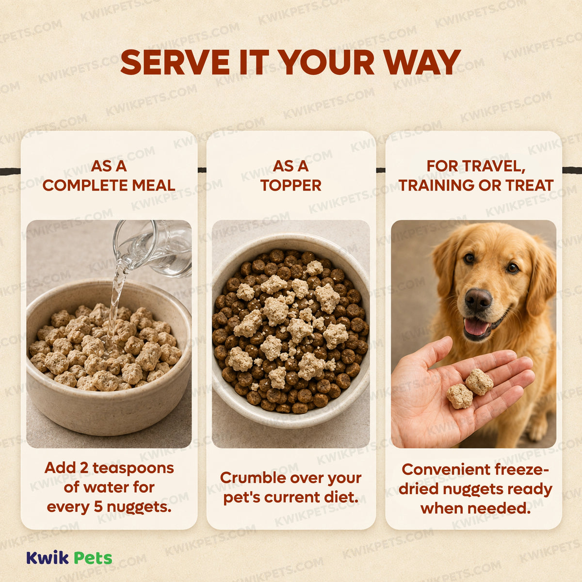 Feeding Guide Lines of Northwest Naturals Freeze Dried Raw Diet Dog Food Chicken & Salmon Recipe 25-oz