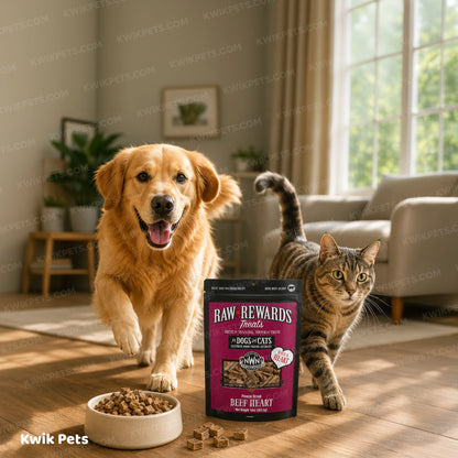 Lifestyle of Northwest Naturals Raw Rewards Freeze Dried Dog & Cat Treats Beef Heart 10-oz